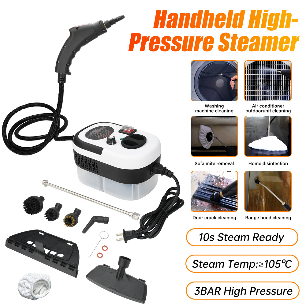 Aideepen เครื่องทําความสะอาดไอน้ําแรงดันสูงอุณหภูมิสูงห้องครัว Fume Oil Stain Disinfector Steam Cleaner  ของใหม่