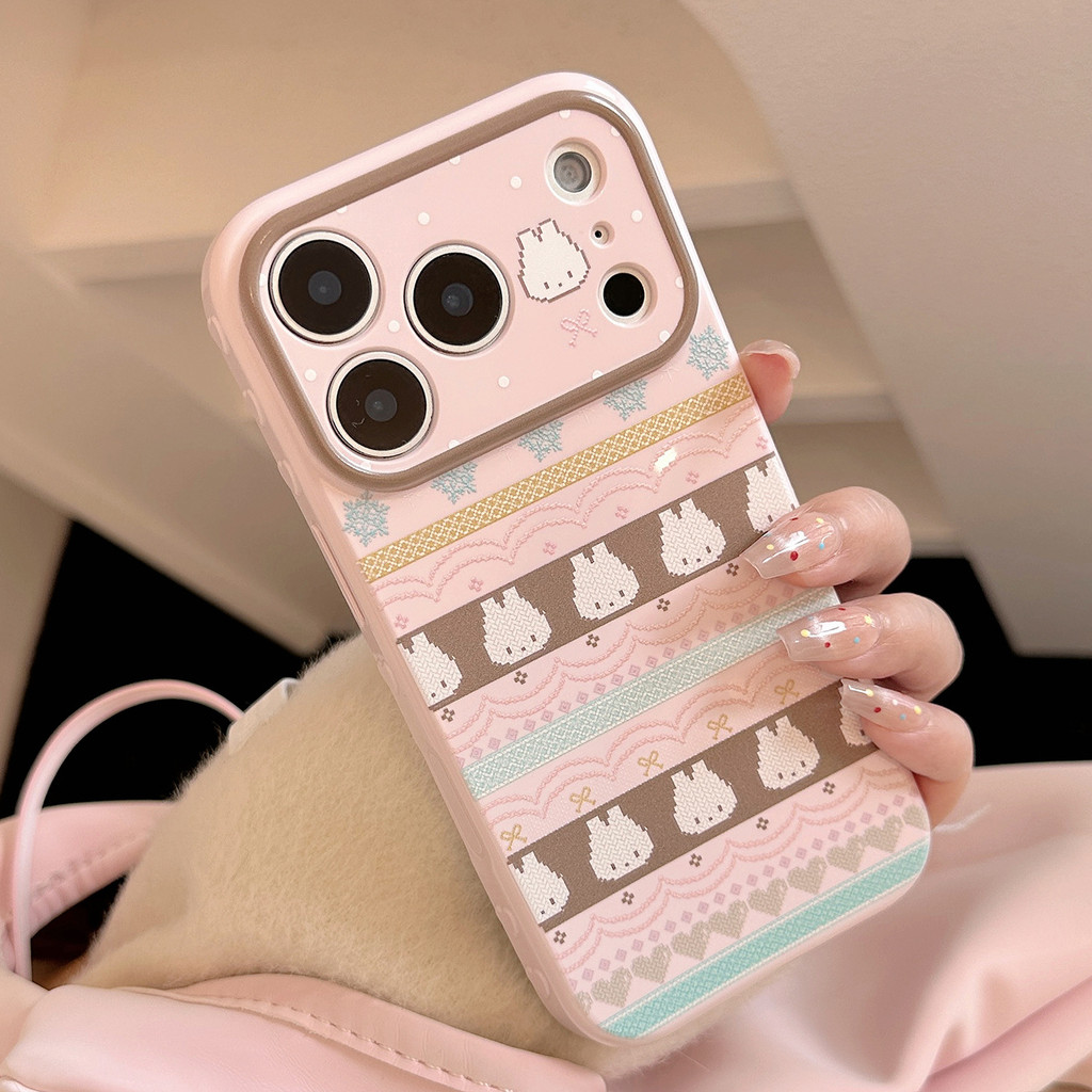รวมทุกอย่างเคสโทรศัพท์ป้องกันกระต่ายน้อยสีชมพูเงาเหมาะสําหรับ ทีพียู สําหรับ ไอโฟน12 13 14 15 16 17มือโปร สูงสุด ราคา ถูกที่สุด ดีลบีเคเค แกลเลอรีภาพที่ 8