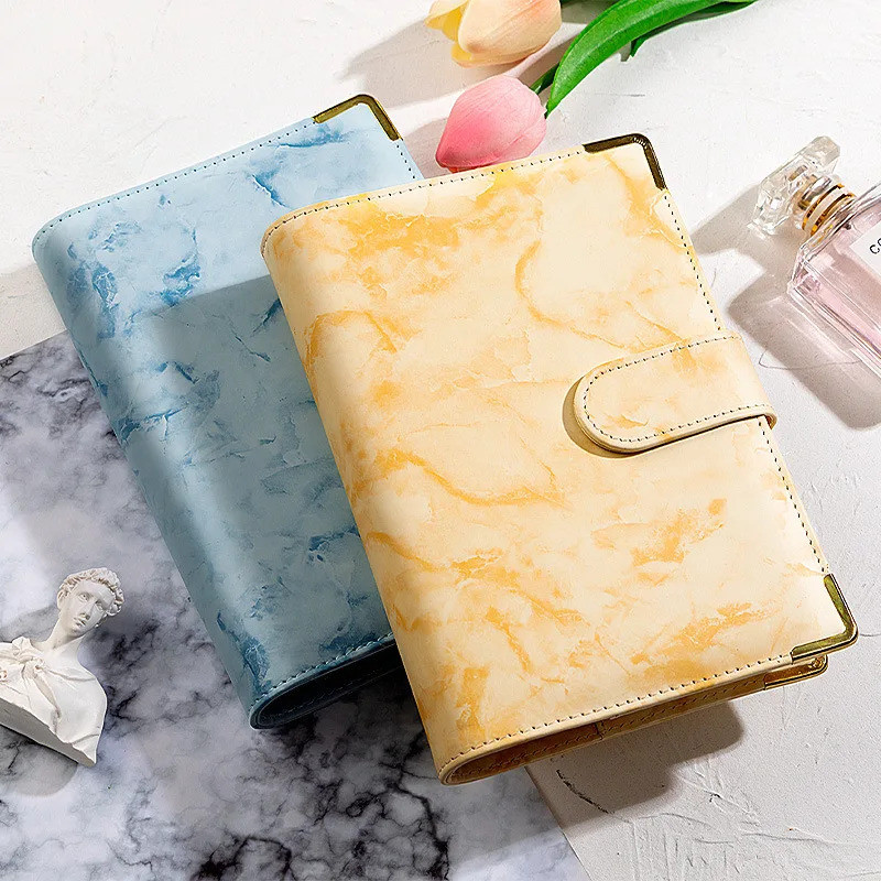 A6 Binders , Budget Binder , 6 แหวน Binder , Notebook Binder , Planner Binder หัวเข็มขัดแม่เหล็กปิด