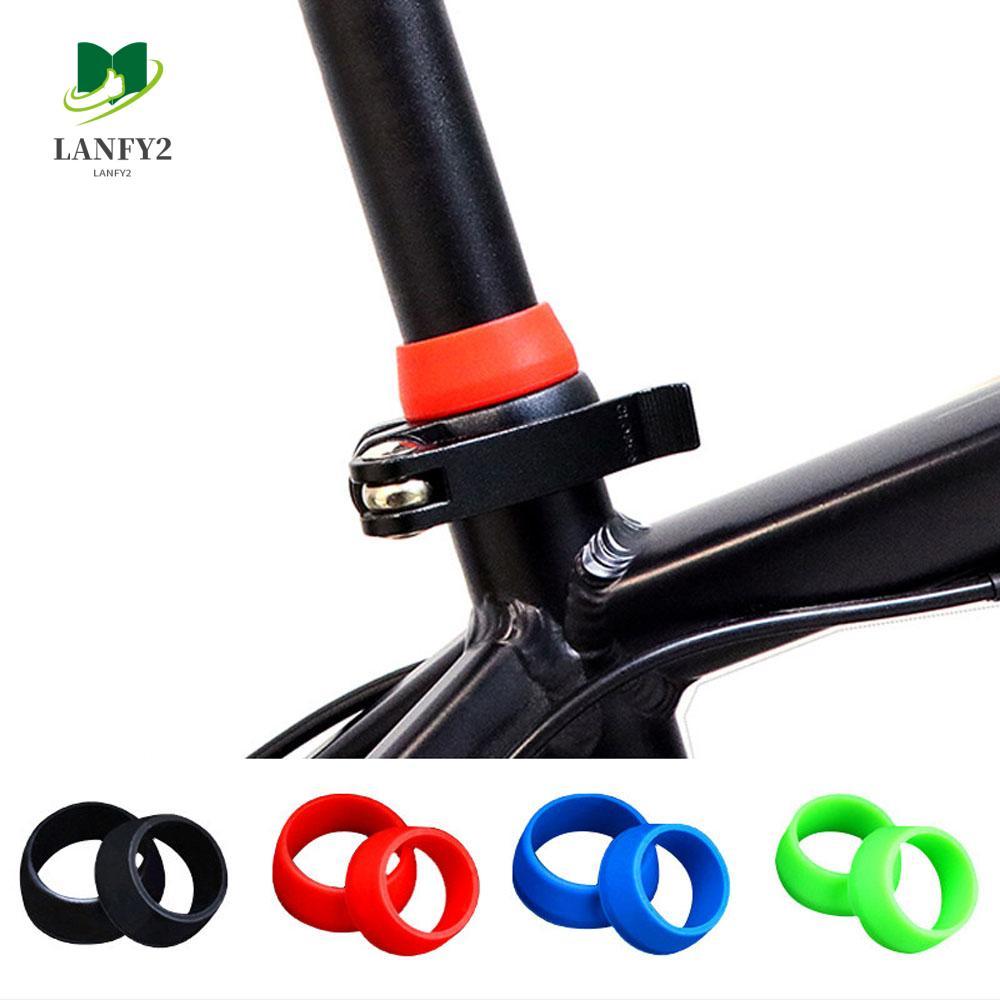 ALANFY Seatpost Clamp ฝาครอบแหวนยางกันน้ําและฝุ่น สำหรับขี่จักรยาน