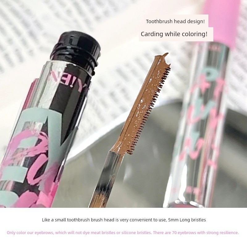 ย้อมคิ้ว ปัดคิ้ว สไตล์เกาหลีบรรยากาศการติดเชื้อ~neiyou Nayou ครีมย้อมคิ้ว Nayou ครีมย้อมคิ้วสไตล์ใหม