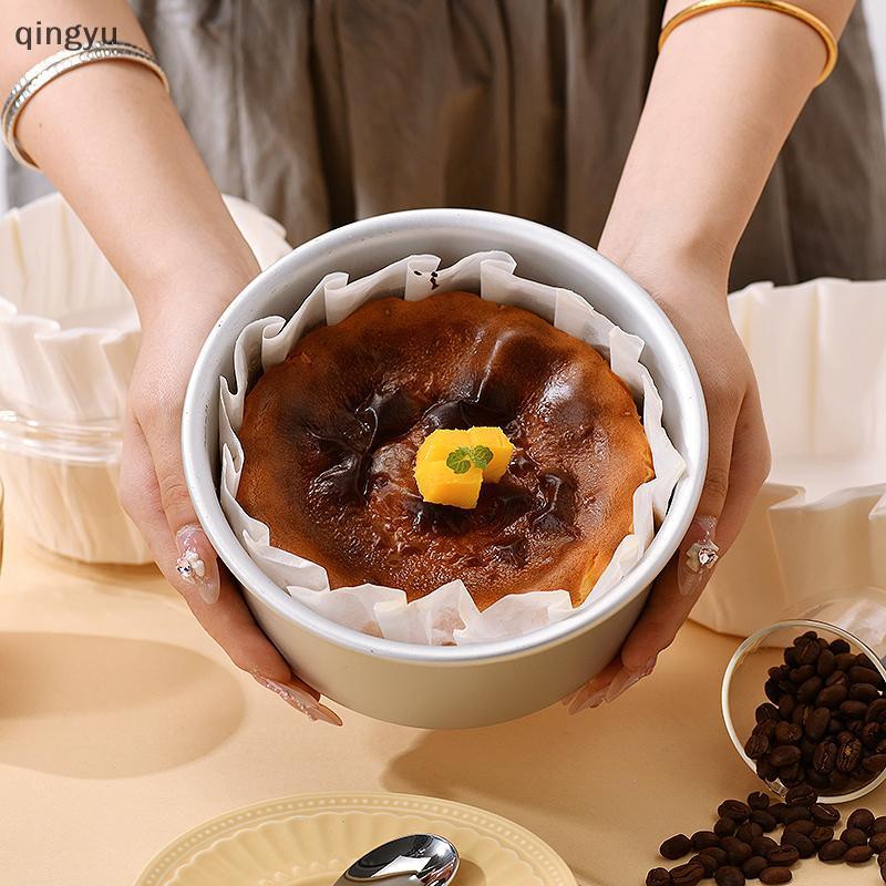 [qingyu] 50 ชิ้น 4 6 8 นิ้วพับ Cupcake Liner ถ้วยอบสําหรับงานแต่งงานมัฟฟินแม่พิมพ์เค้กถ้วยกระดาษ Oilproof เค้กห่อใหม่สต็อก - รูปที่ 2