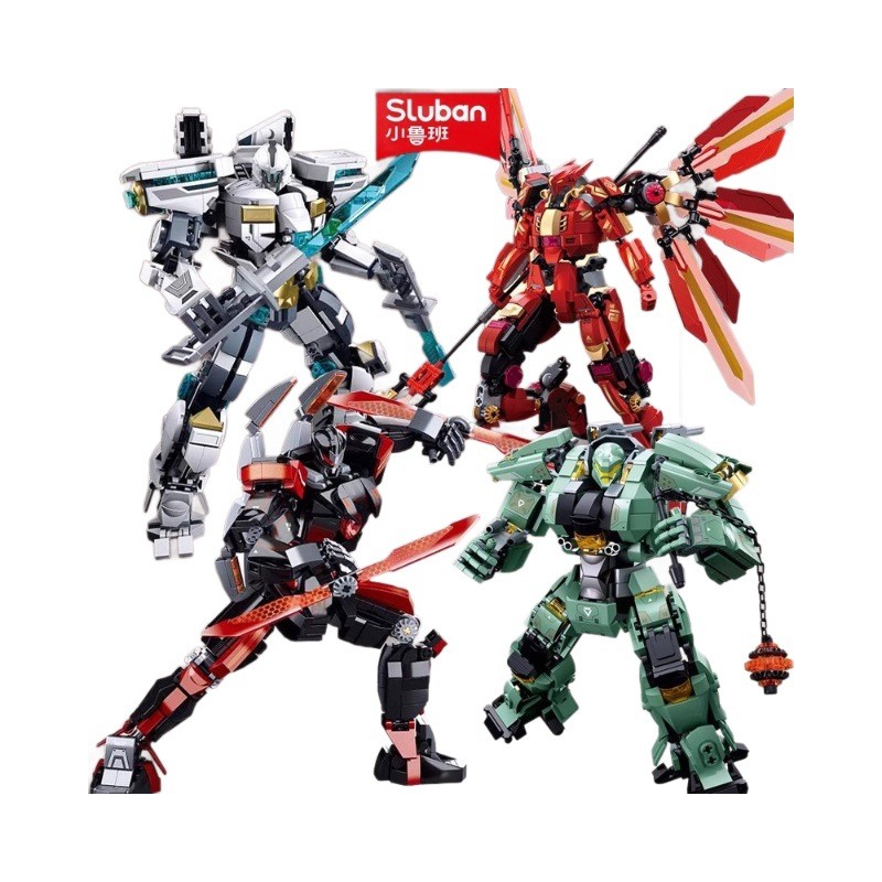 pacific Rim 6 บล็อกตัวต่อ Gipsy Avenger-Athena หุ่นยนต์เด็ก