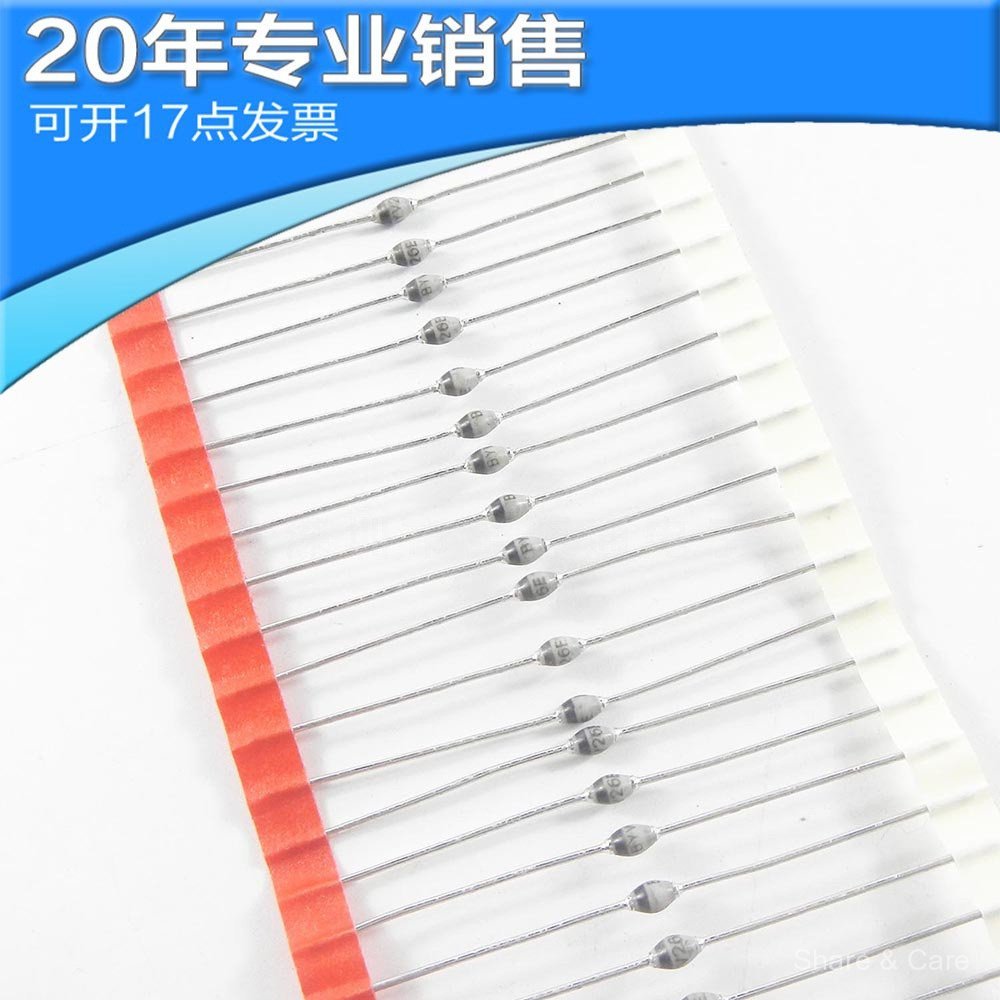 ยี่ห้อใหม่ BYV26E SOD-57 High-Speed Fast Recovery Diode Inline Pipe Rectifier ท่ออื่นๆ