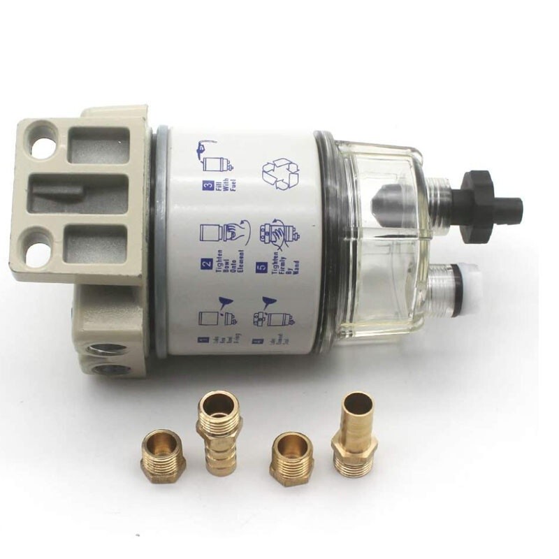 R12T Oil Fuel Water Separator Turbine Diesel Engine Racor Filter NPT ZG1/419 For 140R 120AT S3240 R1