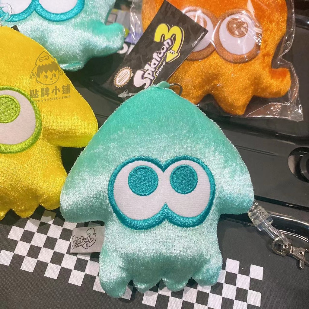 [คลังสินค้าพร้อม] Splatoon 3 Card Holder จี้ Squid Octopus splatoon3 สินค้าอย่างเป็นทางการตุ๊กตาตุ๊ก