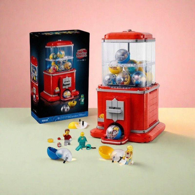 Gashapon Machine ใช้งานร่วมกับ Lego Creative IDEAS Series 21358 Gashapon Machine การศึกษา Building B