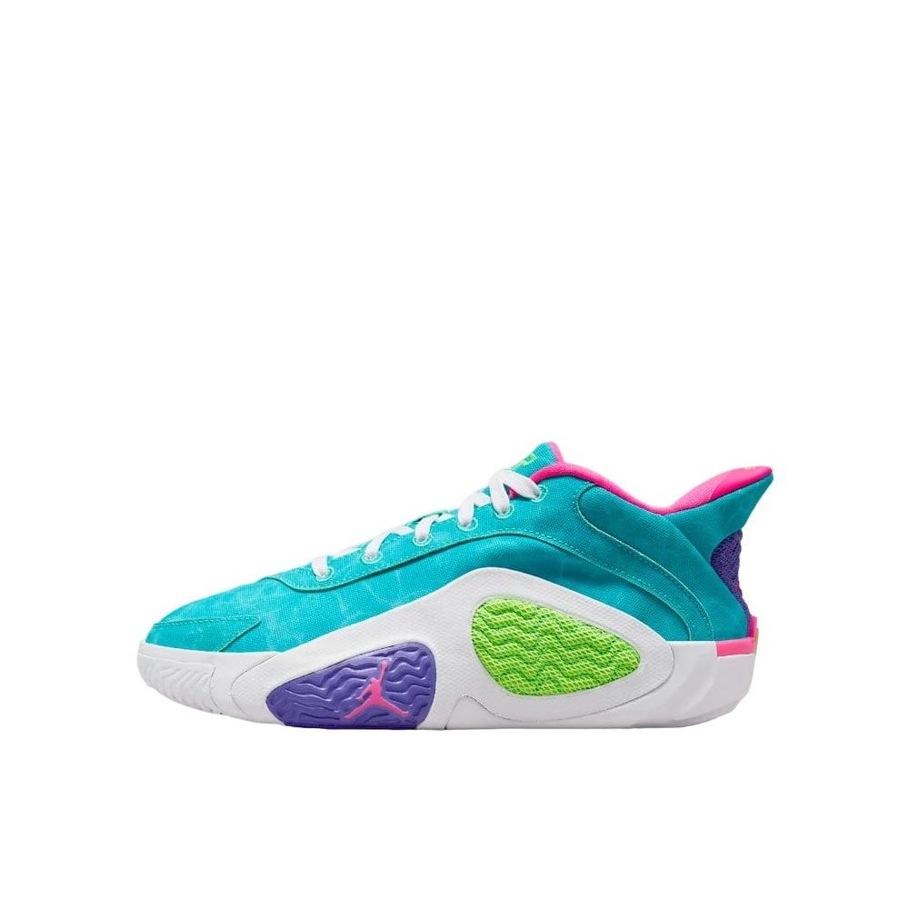 Nike GS Jordan Tatum 2 'Hyper Jade White Hyper Pink Green Strike' Unused