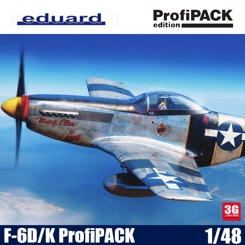 3G รุ่น Bull Demon King ประกอบเครื่องบิน 82103 F-6D/K Mustang Reconnaissance Type Deluxe Edition 1/4