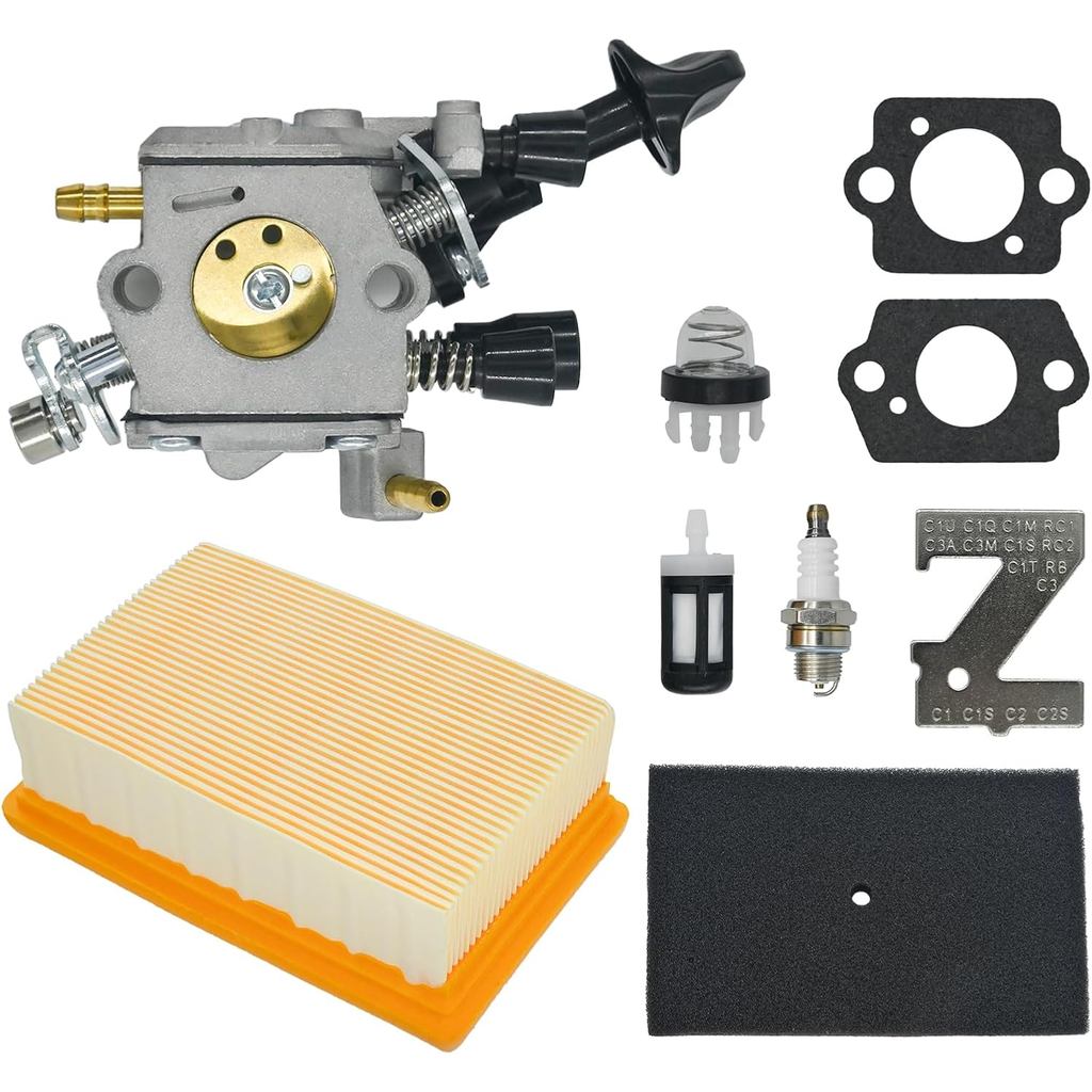 BR430 คาร์บูเรเตอร์สําหรับ Stihl BR350 BR350Z BR450 SR430 SR450 กระเป๋าเป้สะพายหลังอะไหล่,คาร์โบไฮเด