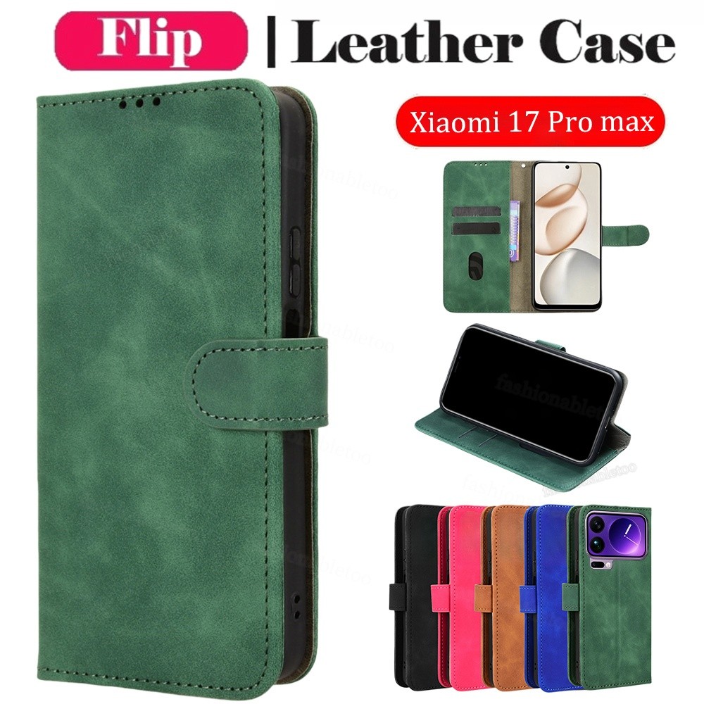 ปลอกสําหรับ Xiaomi 1 7 17 Pro Max 17Pro 17ProMax Mi17 Pro Max Mi17Pro Max Mi17ProMax พลิกหนังเคสโทรศ