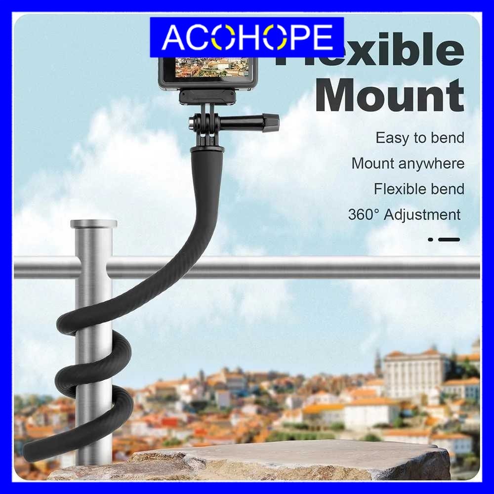 Afope ที่ยึดกล้องแบบยืดหยุ่นสําหรับกล้อง GoPro DJI Action - TE-FM-002