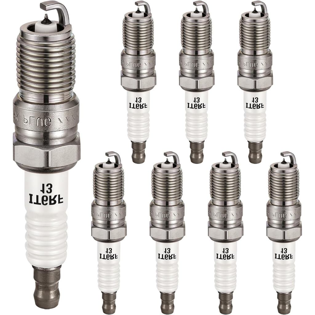 3186 Iridium Spark Plugs 8 Pack ใช้งานร่วมกับ GMC Yukon Sierra Silverado 1500 2500 3500 9-7x Grand P