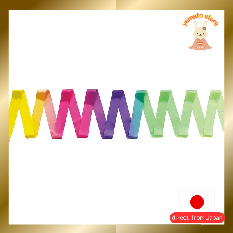 SASAKI Rhythmic Gymnastics Ribbon - 5m Artistic Gradient Design, International Gymnastics Federation
