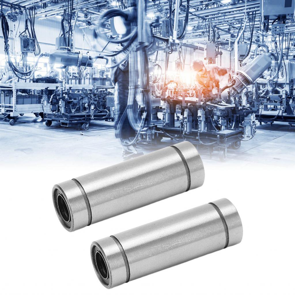 แบริ่งเชิงเส้นแบริ่งเคลื่อนที่ LM20LUU 32 มม. OD 2 ชิ้นสำหรับอุปกรณ์