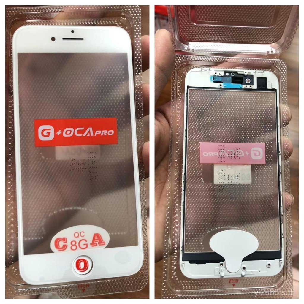 Touch Integrated+oca G+Series Touch Glass หน้าจอภายนอกเหมาะสําหรับ Apple iPhone7P/8P (W/B)