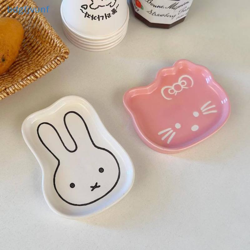 BDGF การ์ตูนอะนิเมะจุ่มจานรองอเนกประสงค์น่ารักเซรามิกบาร์บีคิวบนโต๊ะอาหารจานปรุงรส ไทย - รูปที่ 4