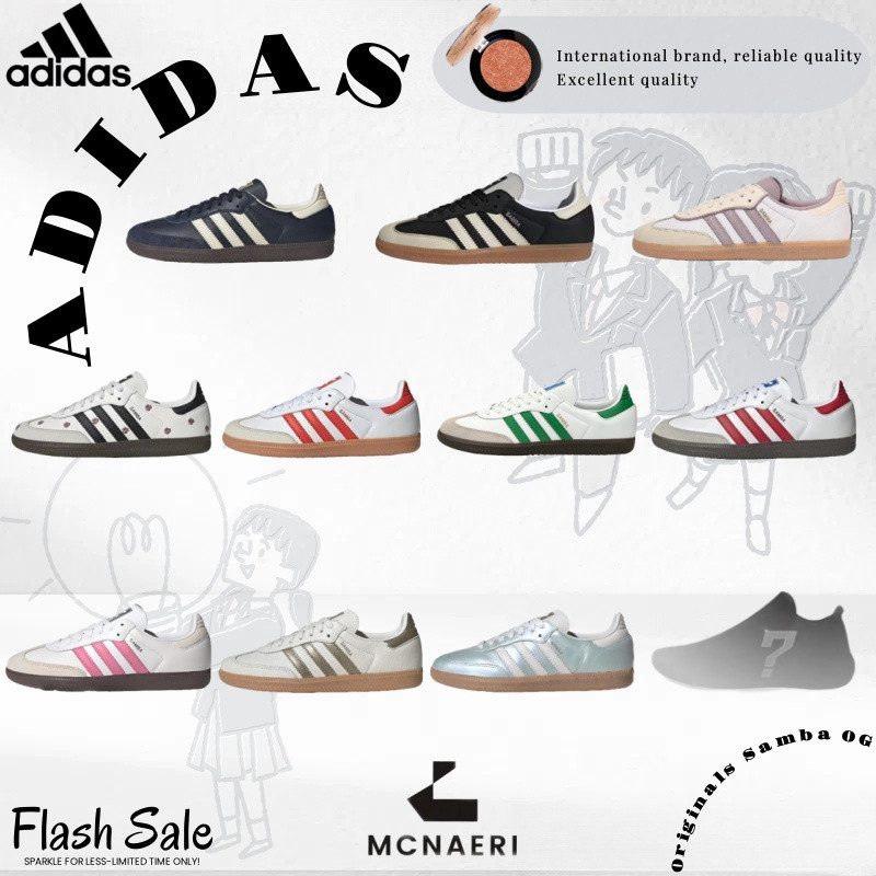 รอพรีออเดอร์/ของแท้  ADIDAS ORIGINALS Samba OG รองเท้ากีฬาสุดฮิตในตอนนี้ IG1965-IE1417-ID2056-IE5836