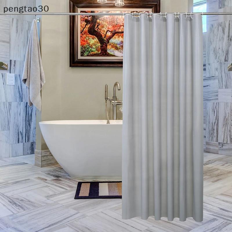 แนะนำ ผ้าม่าน [pto] PEVA ผ้าม่านห้องน้ําพร้อมตะขอ 180x180 ซม.กันน้ําหนาผ้าม่านอาบน้ําอุปกรณ์อาบน้ําในบ้าน [TH] ราคาพิเศษ มีเก็บเงินปลายทาง