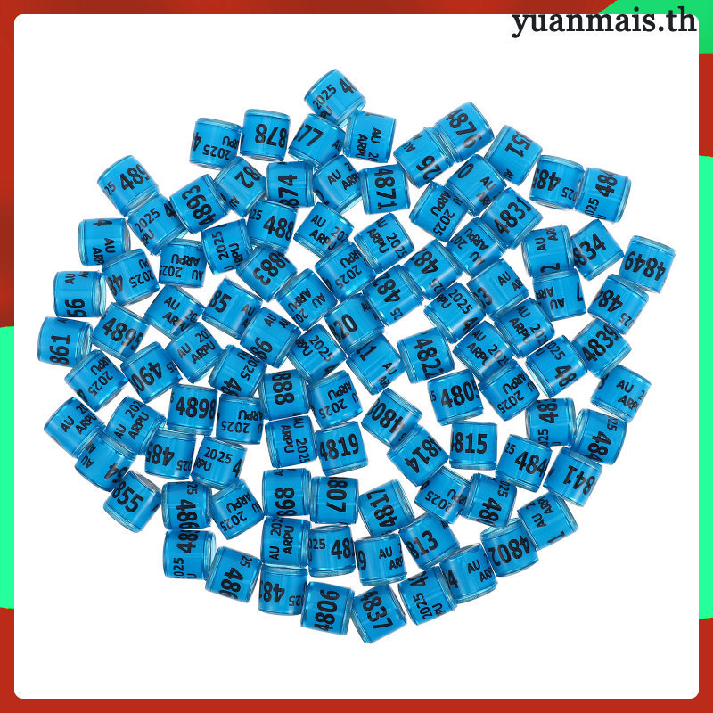 100 ชิ้น Breeding Racing Supplies ขานก 1.00X1.00X1.00CM yuanmais