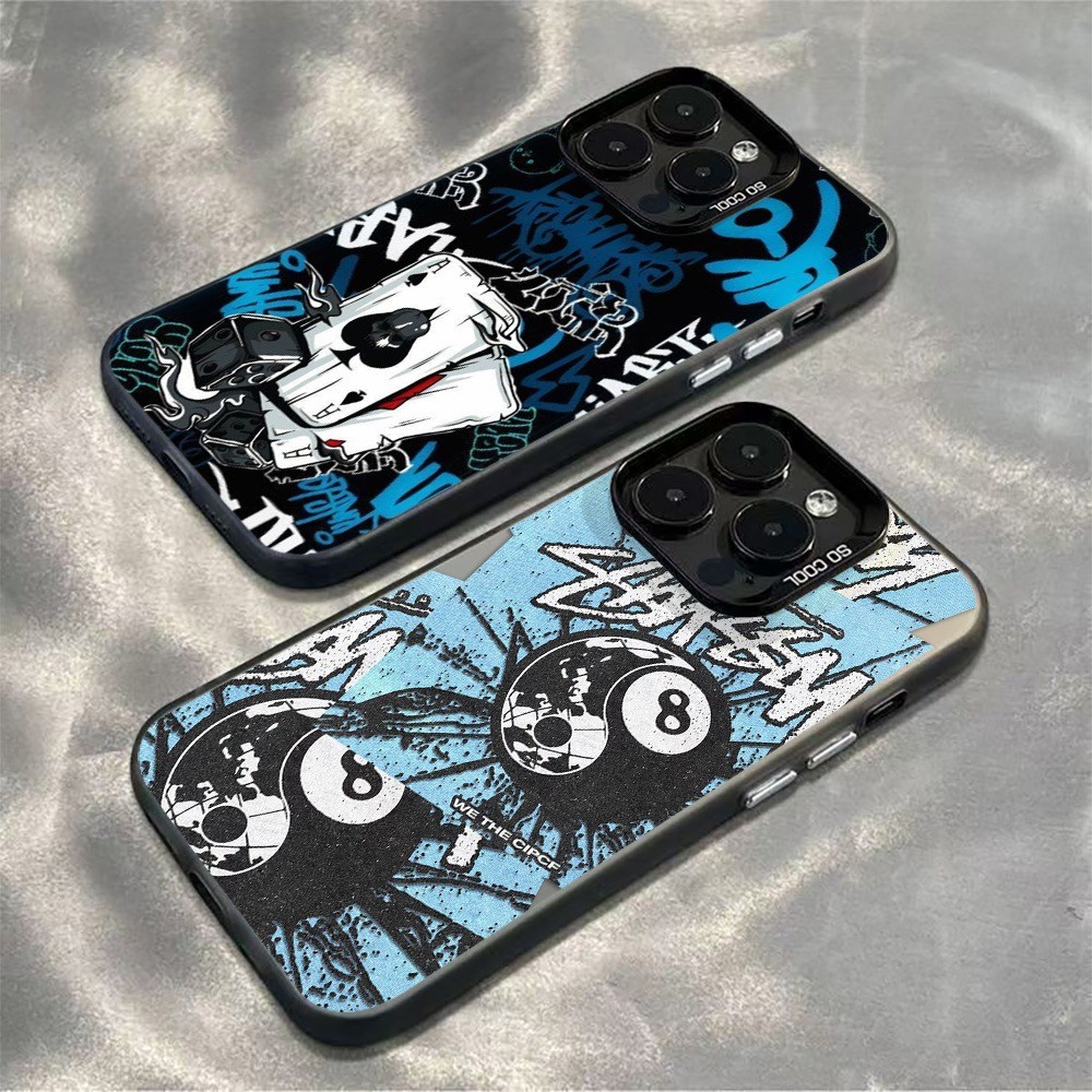 เคสโทรศัพท์ IMD เคส For iPhone 13 11 17 Pro Max 7 Plus 8 Plus 11 16 12 15 14 Promax XR Air XS MAX เคสกันกระแทกฝาหลังชุบ