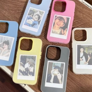 ฟรอสต์แมทท์ 2-in-1 สีแคนดี้ เข้ากันได้สำหรับ เคสไอโฟน11 เคส iphone 17 16 Pro Max 7Plus XR 11 12 13 14 15 สีชมพูสวยงามV