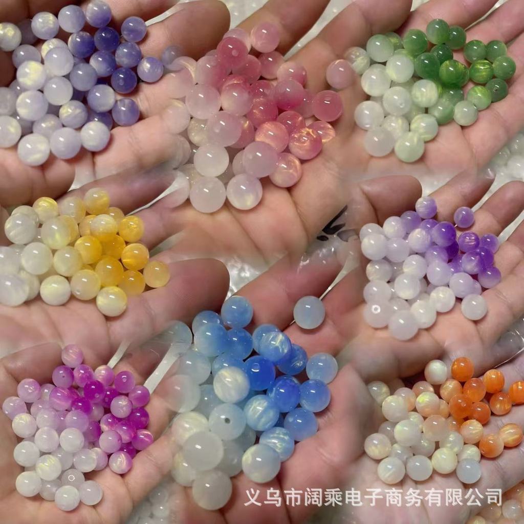 ลูกปัดวิเศษ! เรซินเปลี่ยนสีได้มหัศจรรย์ในแสงแดด เอฟเฟกต์สีทองสวยหรู สำหรับทำเครื่องประดับ