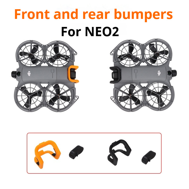 เหมาะสําหรับกันชนหน้าและหลัง DJI NEO 2, อุปกรณ์เสริมกันชนป้องกันการตกหล่นและรอยขีดข่วนของกล้อง Neo2