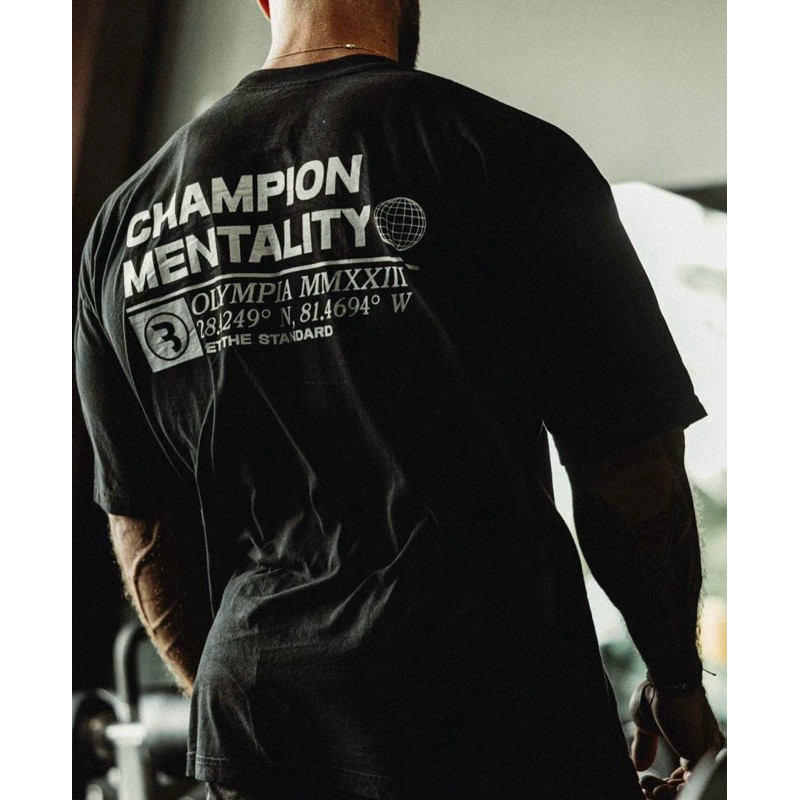 [ใหม่ 2023] เสื้อยืดกีฬาโอเวอร์ไซส์ผ้าฝ้าย Cbum Olympia 100