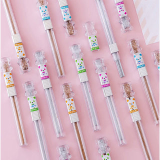 S0011 ไส้ดินสอกด ลายหมี Bear 0.5mm เบอร์ 2B เขียนลื่น สีดำ เ…