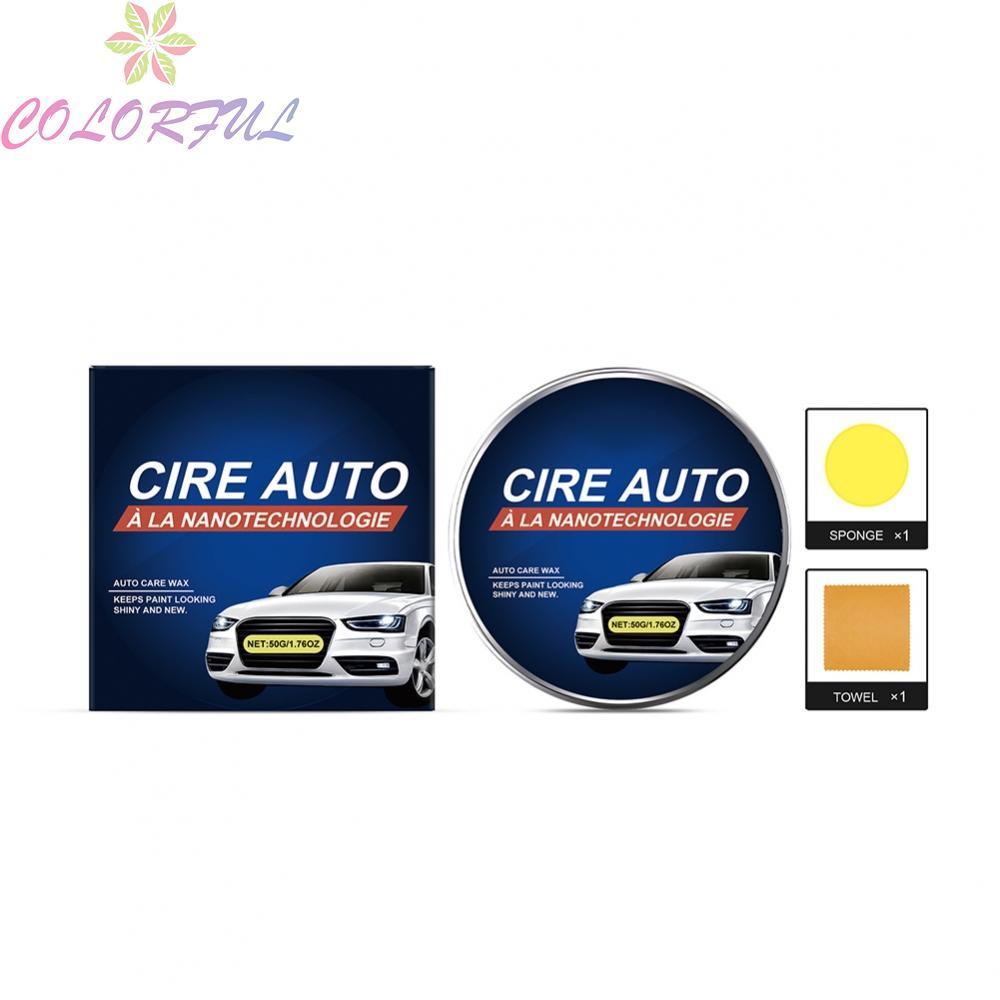 Car Care Wax Kit All-in-One Wax Set สะดวกโดยตรงใช้สารทําความสะอาดสี