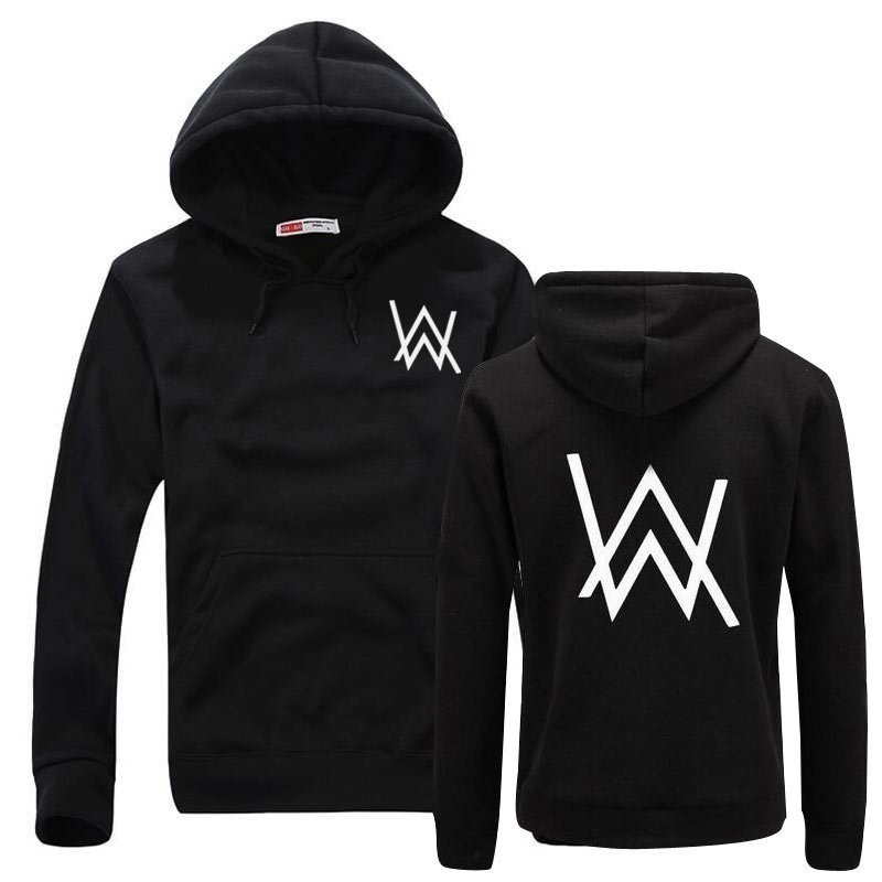 Alan Walker เสื้อกันหนาวมีฮู้ด Alan Walker Tattoo Faded Cotton Coat 2025