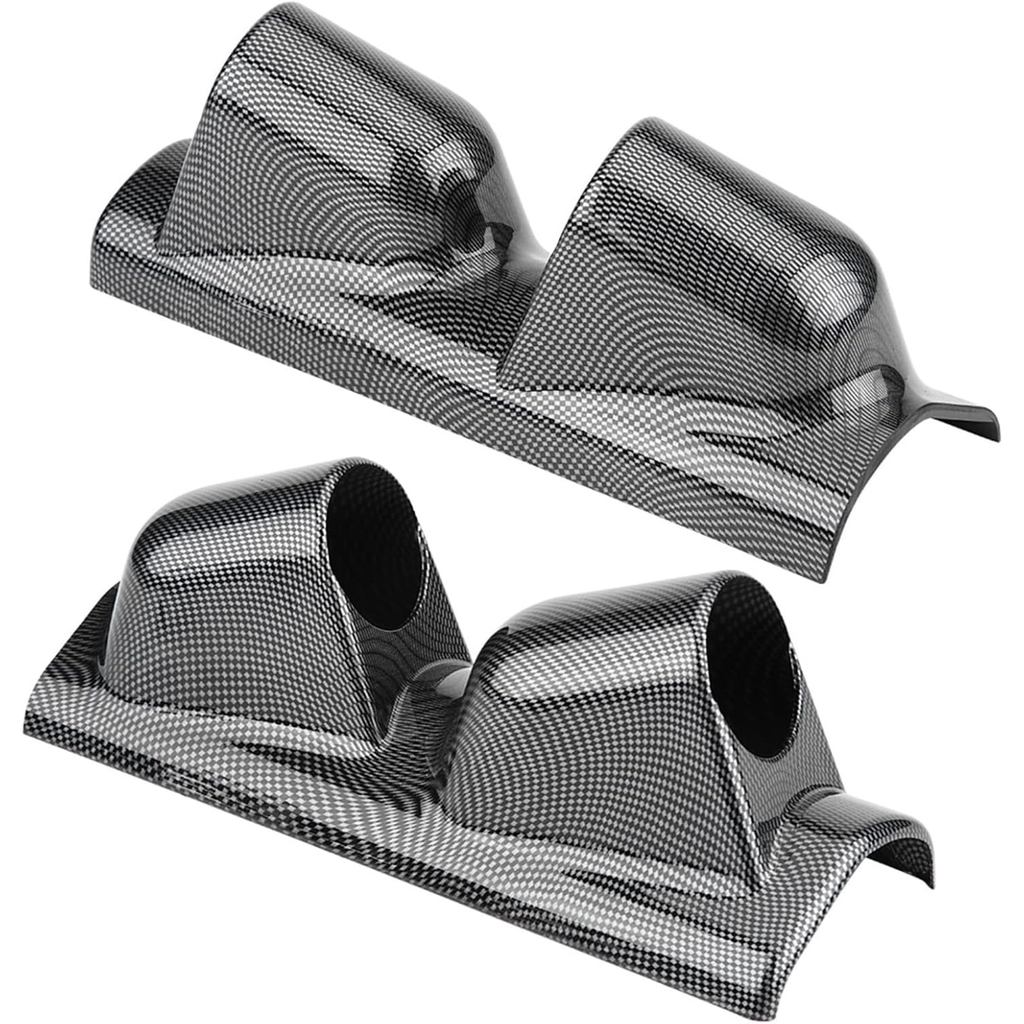 Universal Heavy Duty Racing Sport Meter Gauge Pillar Mount Pod Holder Bracket Gauge Holder (สองรู)