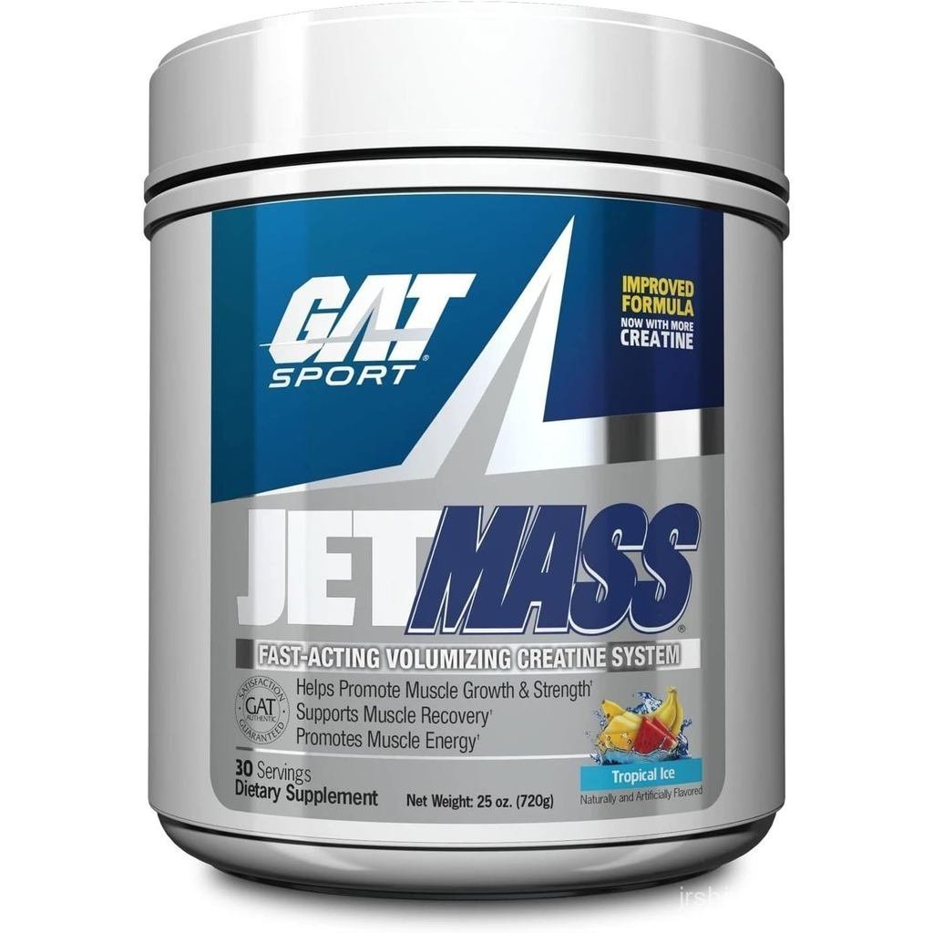 GAT SPORT JetMass Fact-Acting Volumizing Creatine System, 30 เสิร์ฟ (น้ําแข็งเขตร้อน)