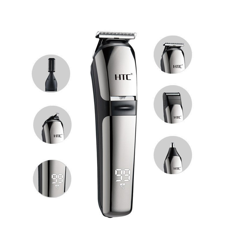 HTC จมูกผมชุดตัดผมตัดแกะสลักผม Clipper มัลติฟังก์ชั่น Five-in-One ชุดไฟฟ้า Clipper โกนหัวน้ํามัน 79M