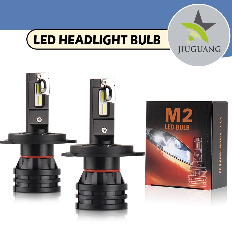 JIUGUANG M2 ไฟ LED รถ H7 100W 20000LM H11 โคมไฟ LED สําหรับไฟหน้ารถหลอดไฟ H4 H1 H8 H9 9005 9006 HB3 
