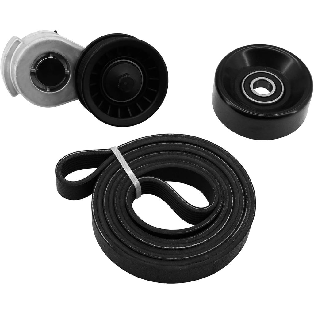 Serpentine Belt Tensioner Kit ใช้งานร่วมกับ 1992-2003 Dodge Ram 1500/2500/3500, Dakota, Durango, D15