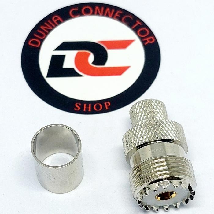 PL หญิงถึง RG8 CRIMPING SHORT CONNECTOR !