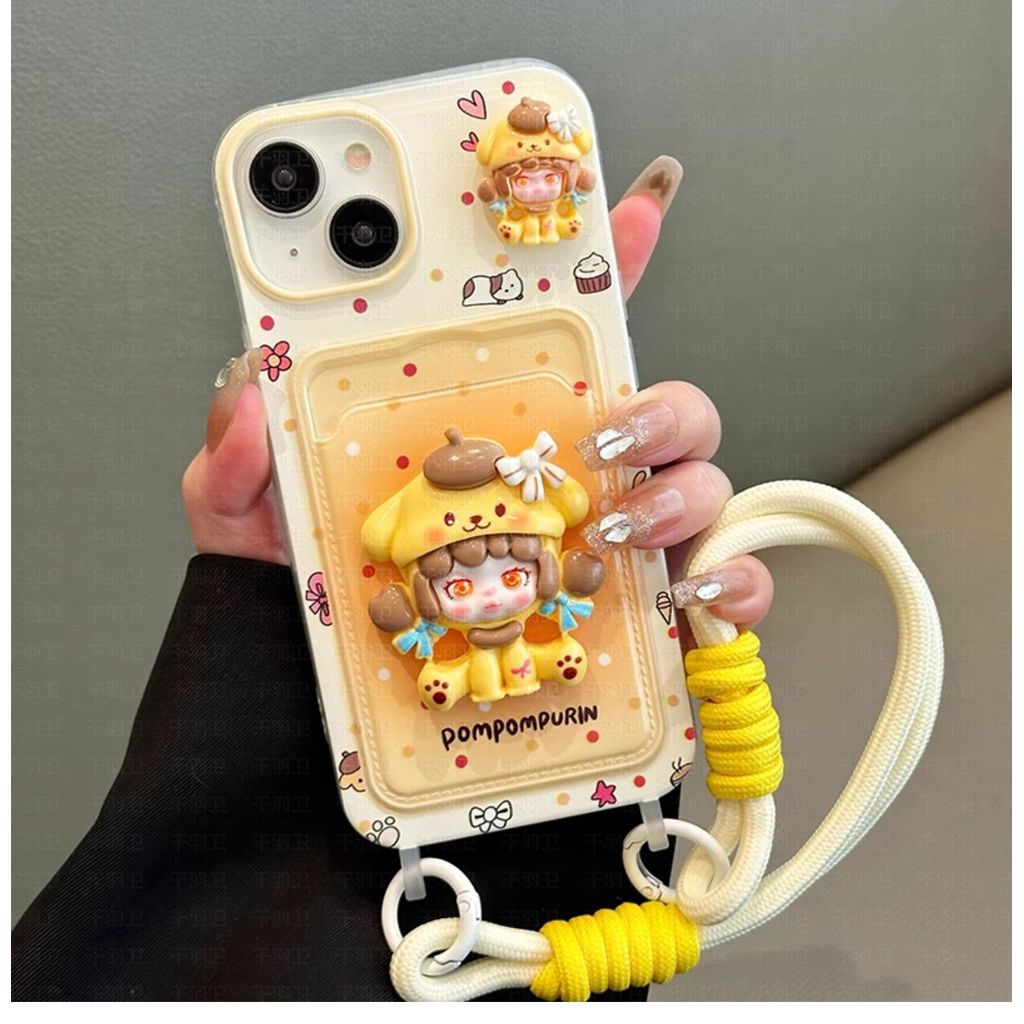 3Dพับผู้ถือบัตรพร้อมเชือกเส้นเล็กสําหรับiPhoneกรณี17 Pro Max 17 Pro 17 16 Pro Max 16 Pro 16 15 Pro Max 15 Pro 15 14 Pro Max 14 Pro 14 13 Pro Max 13 Pro 13 12 โปร 12 ราคา ถูกที่สุด ดีลบีเคเค แกลเลอรีภาพที่ 6