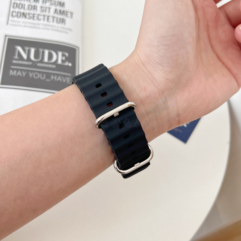 สายซิลิโคนสำหรับกีฬา for Apple Watch Ultra/SE 3 2 49มม IWatch Series 11/10 9 8 7 6 46 44 40 45มม 42 38 41มม - รูปที่ 6