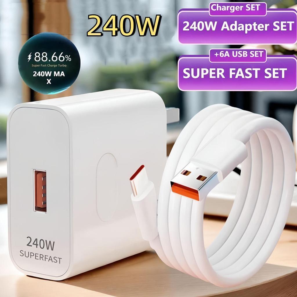 ที่ชาร์จเร็ว 240W, สายเคเบิลข้อมูล Type C, สายเคเบิลข้อมูลที่ชาร์จโทรศัพท์ Android