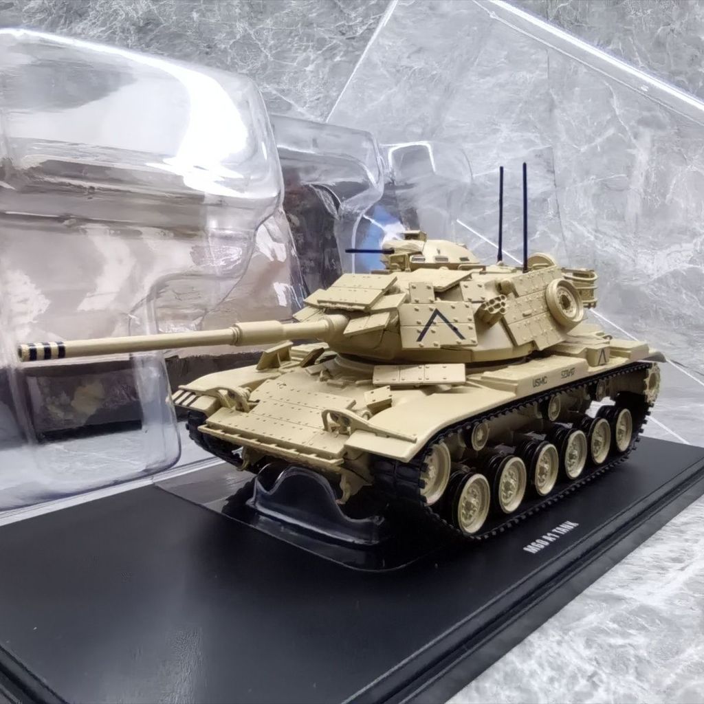 Solido Solido 1/48 M60 A1 โมเดลรถถังหลักอเมริกันประมาณ 19 ซม.