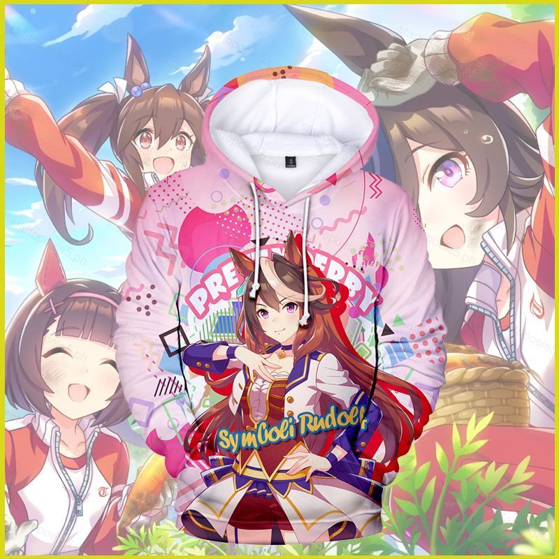ST5 Umamusume Pretty Derby Hoodie อะนิเมะเสื้อกันหนาว Unisex แขนยาวคอสเพลย์ TS5