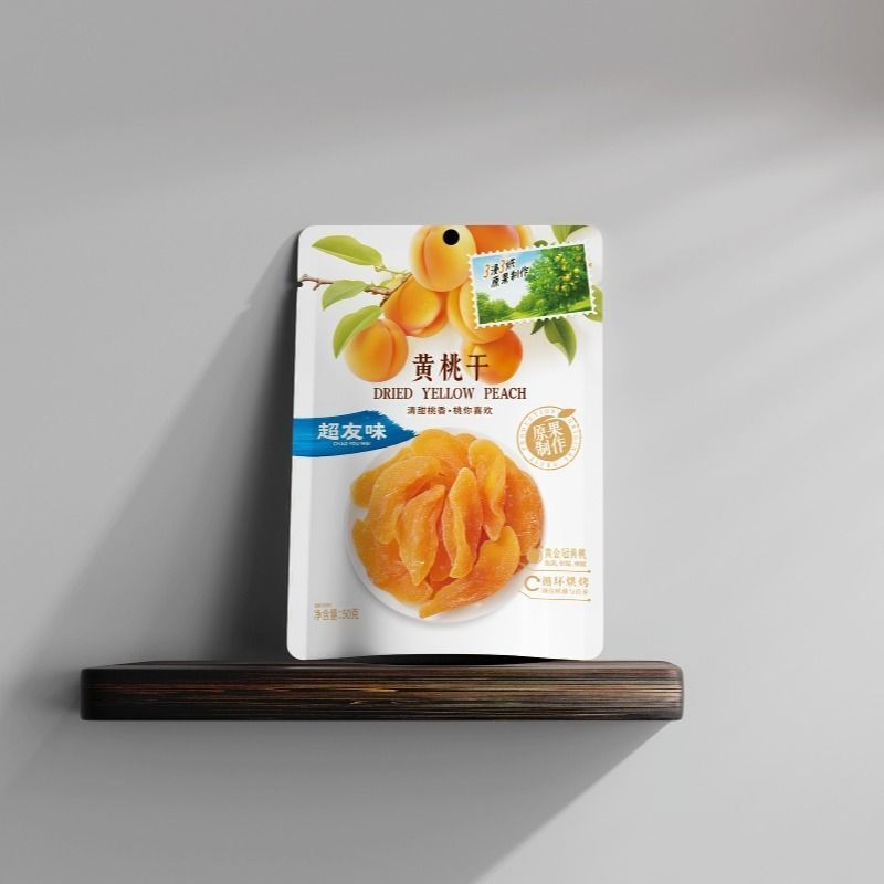 รสซุปเปอร์เฟรนด์ลี่พีชเหลืองแห้ง (รสดั้งเดิม) 50g * 2 (วันที่ผลิตแล้วใกล้สามเดือน)