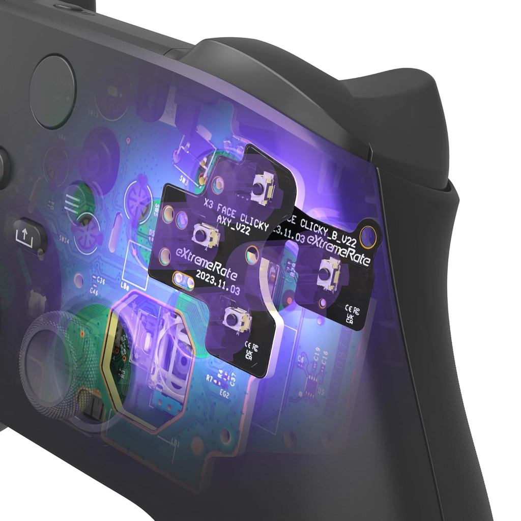 ABXY Clicky ชุด V2 สําหรับ Xbox Core Controller Custom ABXY คีย์เมาส์ Clicky ชุดสําหรับ Xbox Series X|S Controller รุ่น 1914, ชุดคลิกกี้ปุ่มแอ็คชั่นสําหรับ Xbox One S/X