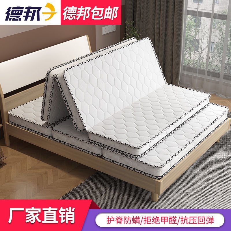 ที่นอน ที่นอน ที่นอนปาล์มมะพร้าว Hard 1.8m1.5m1.2m Tatami เป็นมิตรกับสิ่งแวดล้อมพับได้เด็ก 6BRD