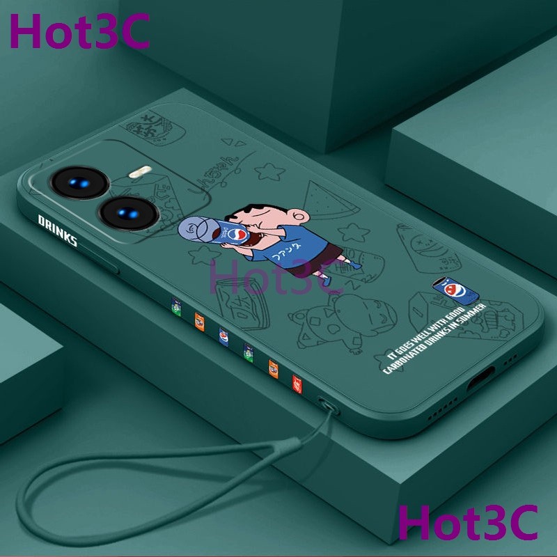 เคส For Vivo Y22 / Y22S tpu KLXX ซิลิโคนเหลวคู่เคสโทรศัพท์แบบนิ่ม
