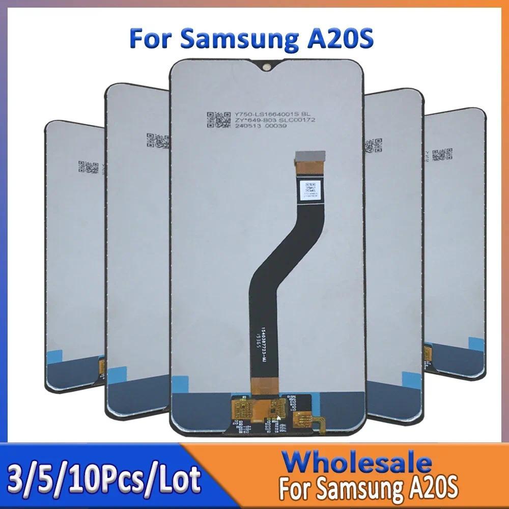 ขายส่ง 3/5/10 ชิ้น/ล็อตสําหรับ Samsung A20S LCD N Assembly Touch Digitizer A207 A207F A207F/DS A207F