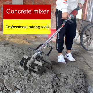 Ready Stock🔥Concrete Mixer Cement Mortar Mixer Dry and Wet Dual-purpose Construction Site Mixing Tool Pengadun Konkrit