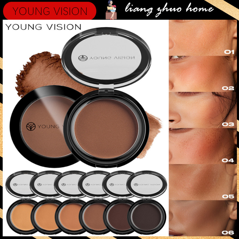YOUNG VISION แป้งคอนทัวร์กันน้ํา Matte Finishing Bronzer Hairline ปรับเปลี่ยนจมูก Shadow Buildable Coverage สําหรับทุกสีผิว
